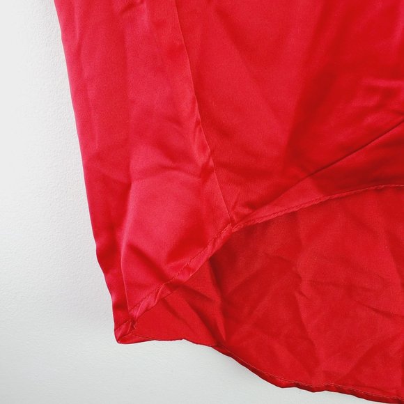 Victoria's Secret Red Kimono Love Robe Tie Front Cardigan OS - Picture 5 of 9